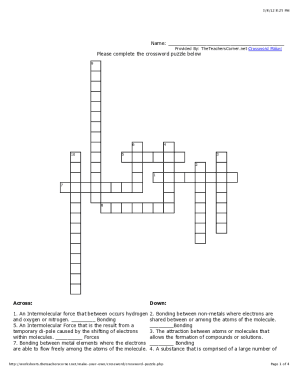 Crossword Puzzle Maker - Printable Worksheets