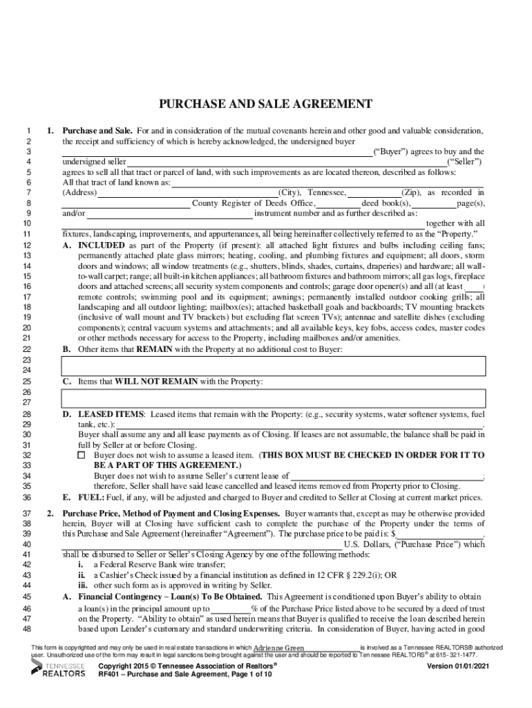 Fillable Online The Massachusetts Purchase and Sale Agreement (P&S) Fax