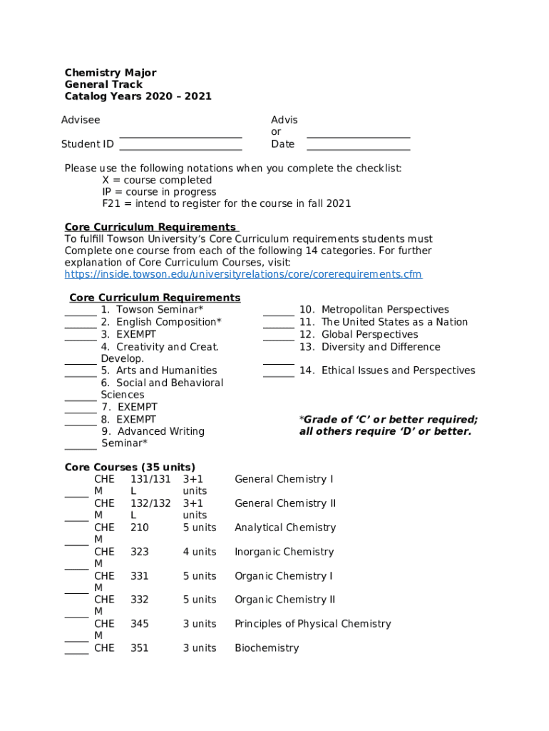 Chemistry UF Catalog University of Florida Doc Template pdfFiller