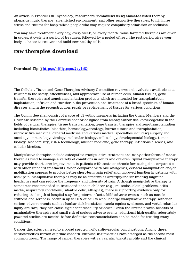 Fillable Online Could AnimalAssisted Therapy Help to Reduce Coercive