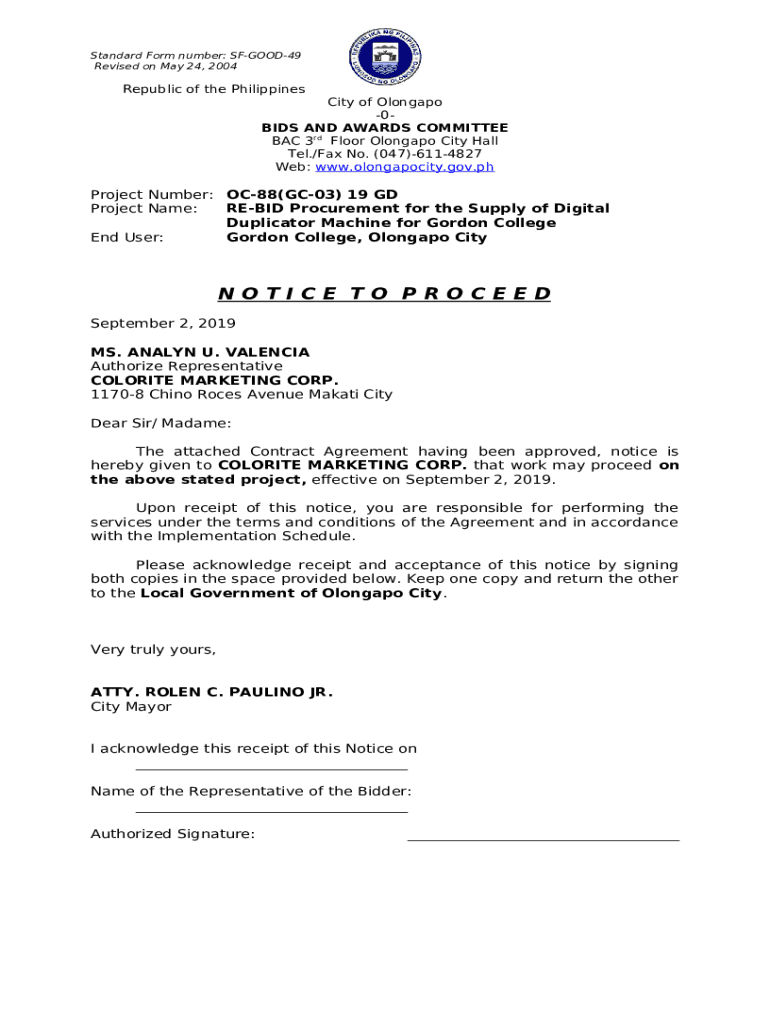 BAC 3rdFloor Olongapo City Hall olongapocity gov Doc Template pdfFiller