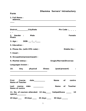 Form preview