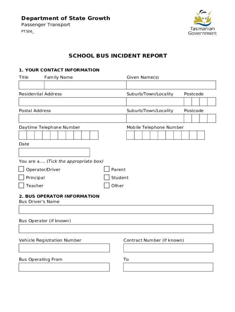 The school bus driver is filing a police report against me for Doc