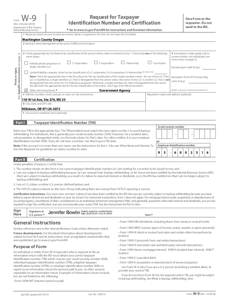 Fillable Online Do not check LLC if the Exemption from FATCA reporting