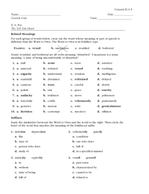 Fillable Online poe sheet LITRES18.pdf - NAME CLASS DATE Graphic ... Fax Email Print - pdfFiller