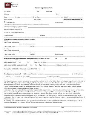 Patient Registration Form