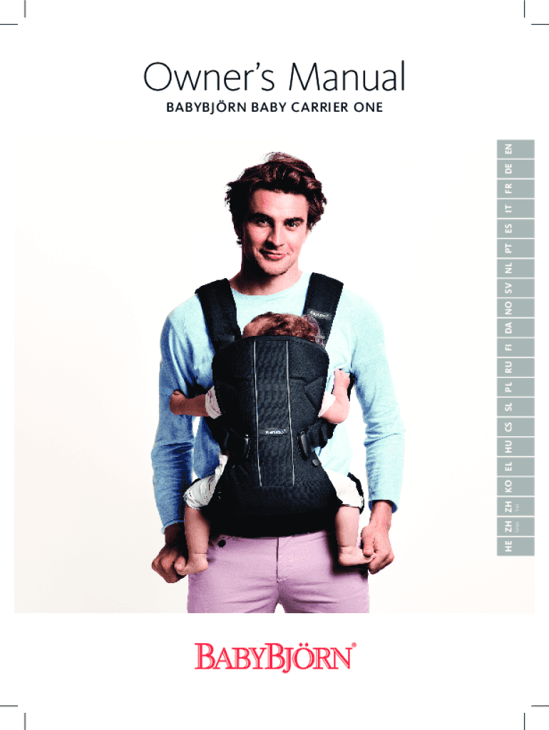 Completable En línea How to use the BabyBjorn Original Carrier, with