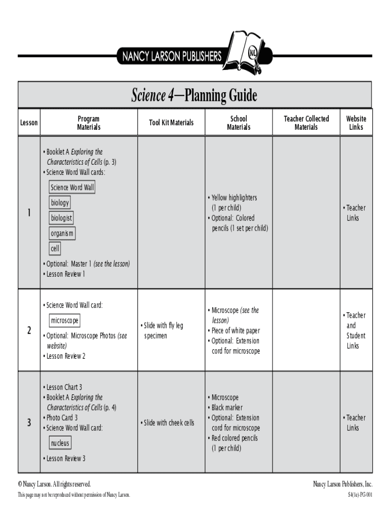Fillable Online 3rd Grade Science Vocabulary Word Wall Cards ... - TPT ...