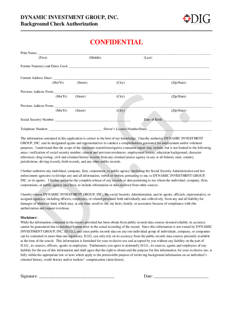Fillable Online DYNAMIC INVESTMENT GROUP, INC Fax Email Print pdfFiller