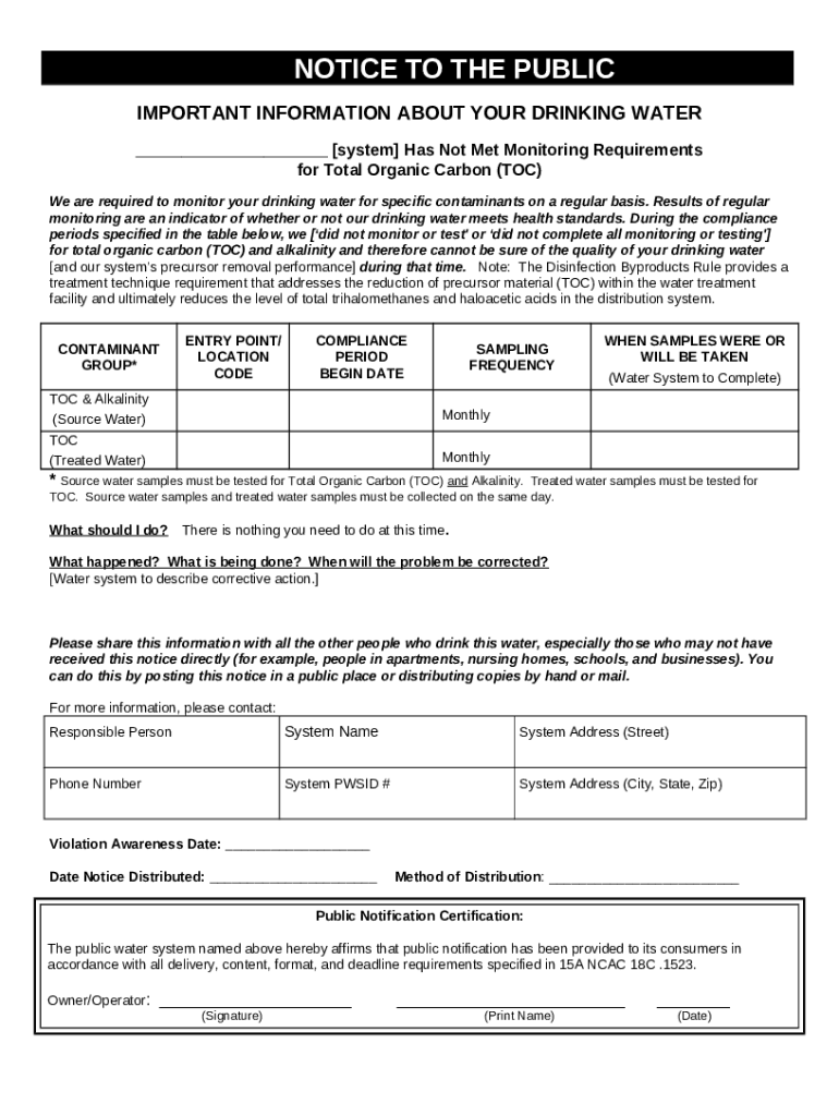 anson county water system has not met monitoring requirements Doc