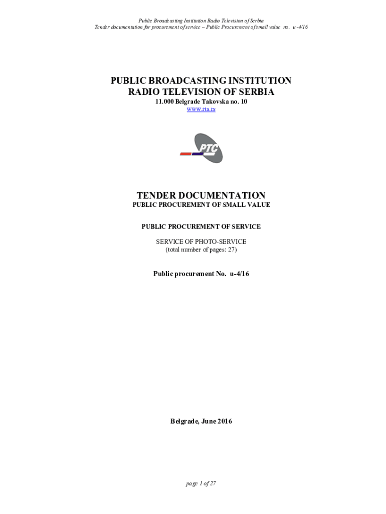 Fillable online public broadcasting institution radio television of