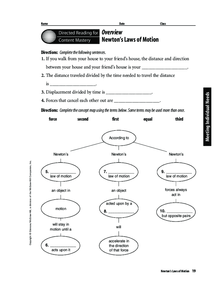 Fillable Online Physical Science Newtons Laws Worksheet (book) Fax Fillable Online Physical Science Newtons Laws Worksheet (book) Fax