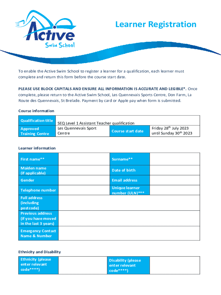 Fillable Online Swimming Lessons San Jose Private & Group Classes Fax