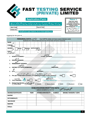 Fillable Online FTS Application Form Fax Email Print - pdfFiller
