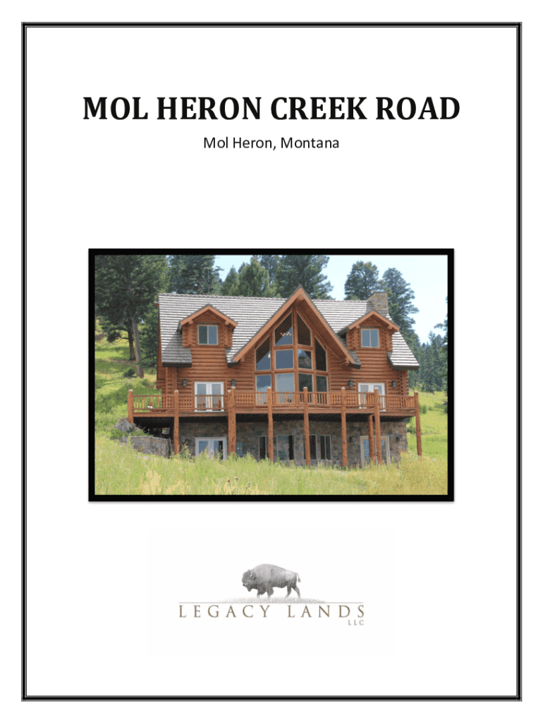 Fillable Online Heron, MT Land for Sale 3 Listings Fax Email Print