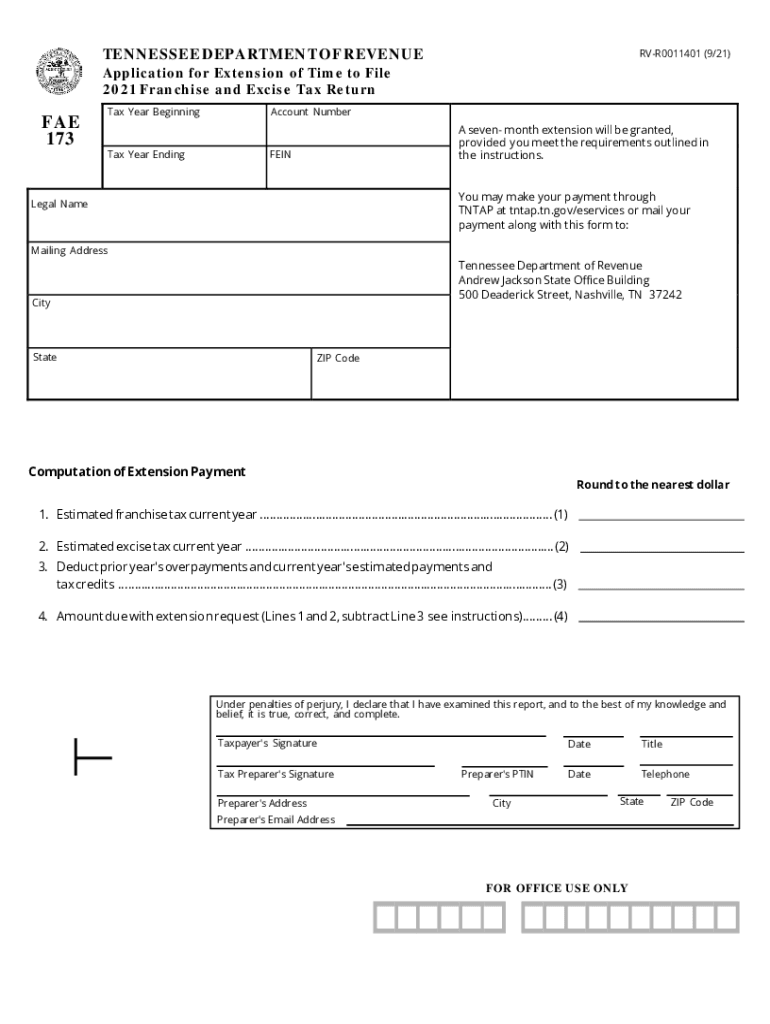 Fillable Online Tennessee Business Tax Guide Fax Email Print pdfFiller