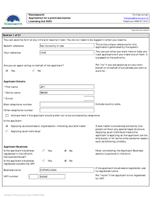Form preview