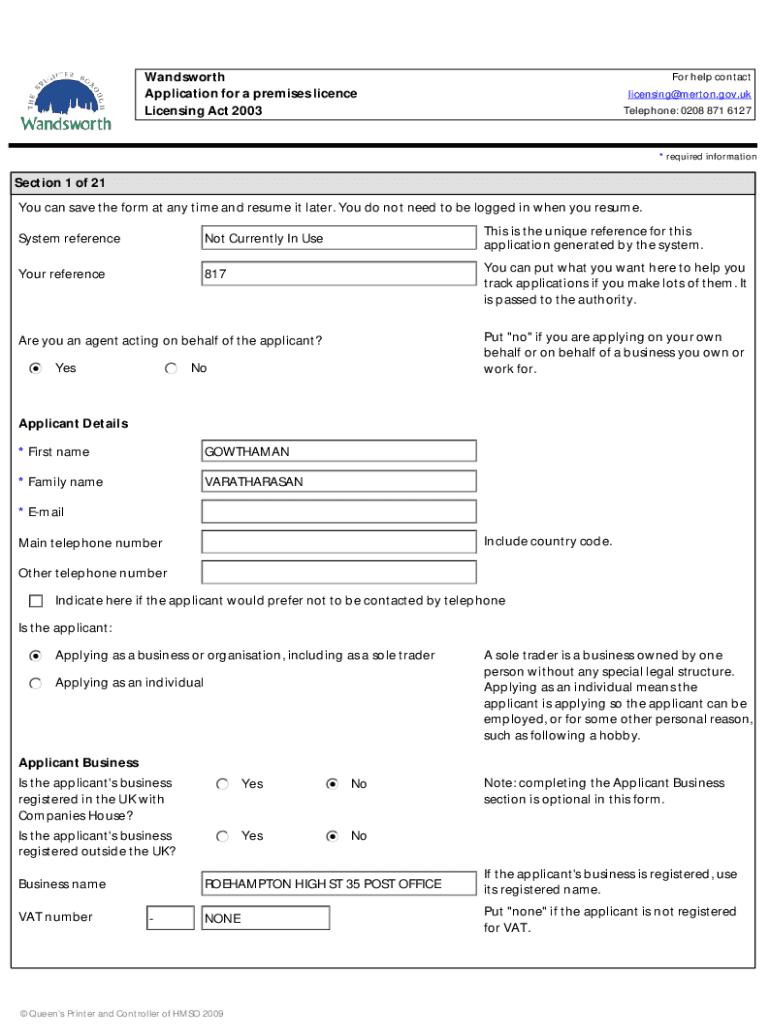 Form preview
