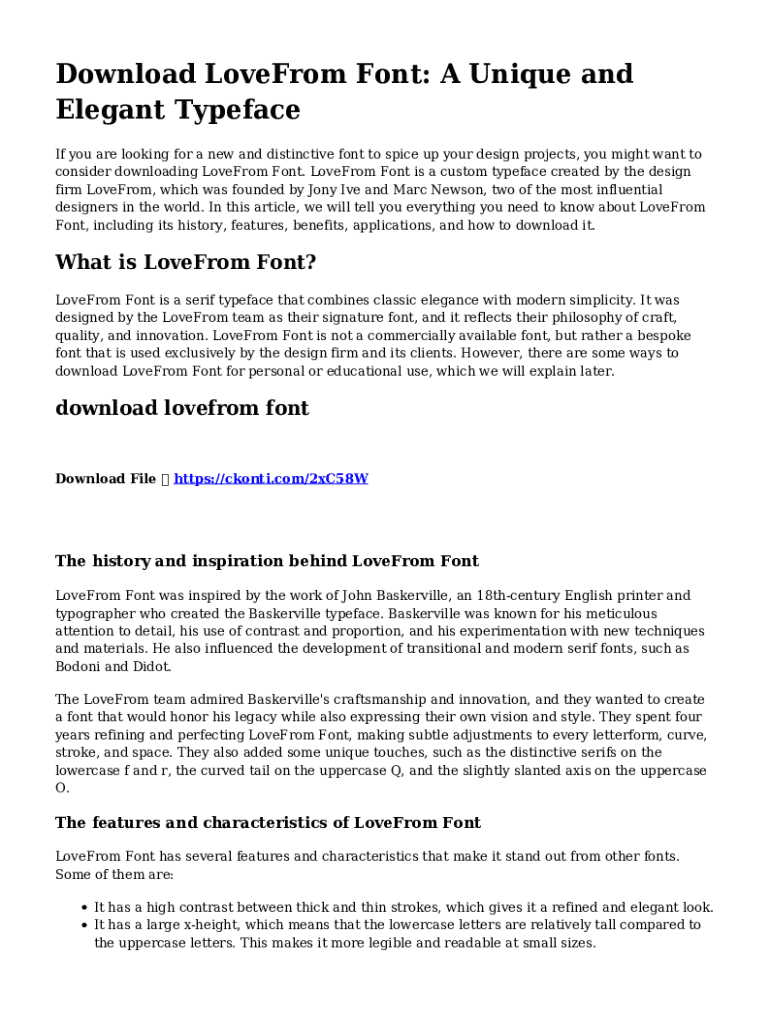 Form preview