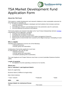 Market Development Fund Guidelines and Application Doc Template pdfFiller Market Development Fund Guidelines and Application Doc Template pdfFiller