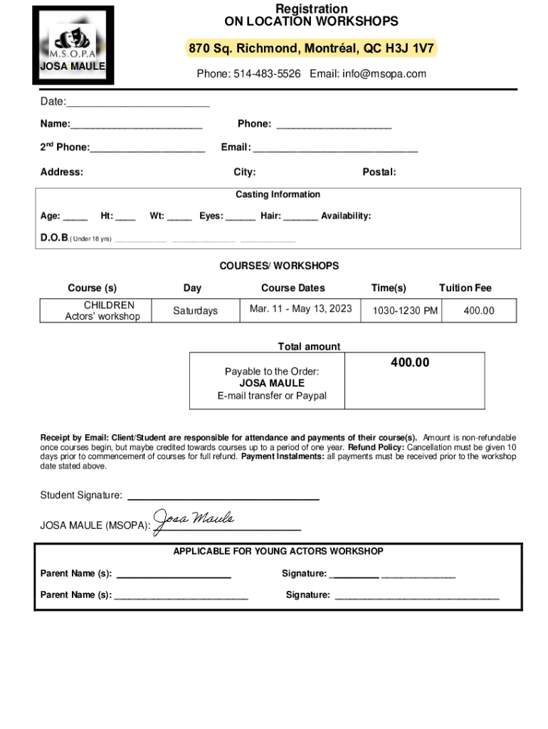 Form preview