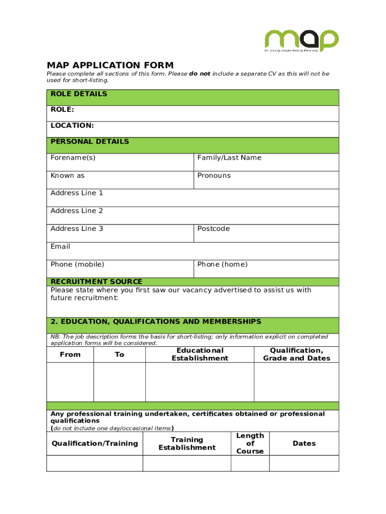 map application Doc Template | pdfFiller