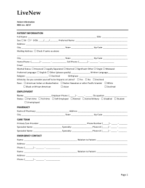 Form preview
