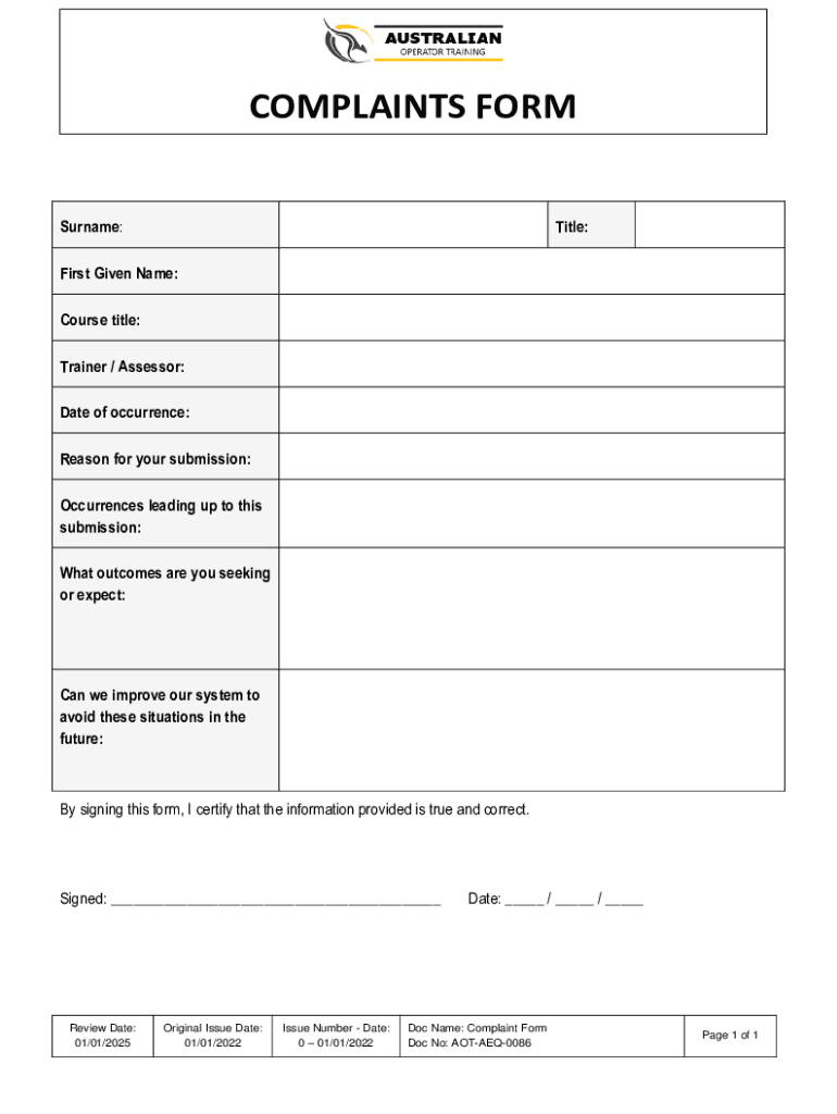 Form preview