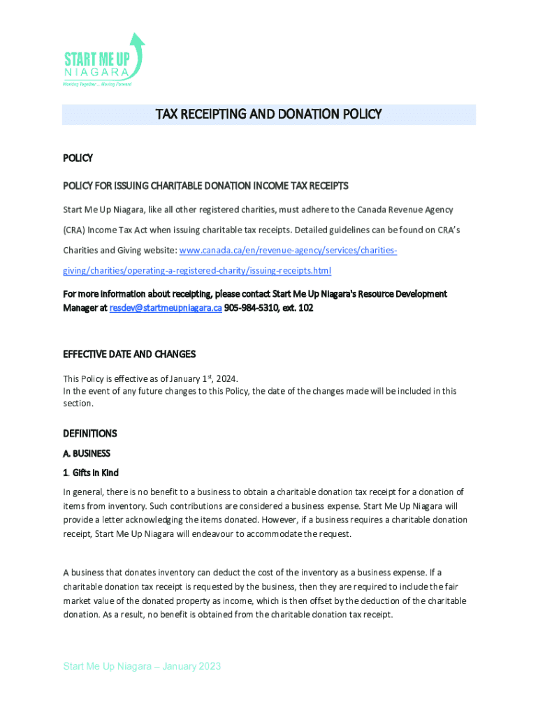 Fillable Online What You Need To Know About Charitable Donation Tax