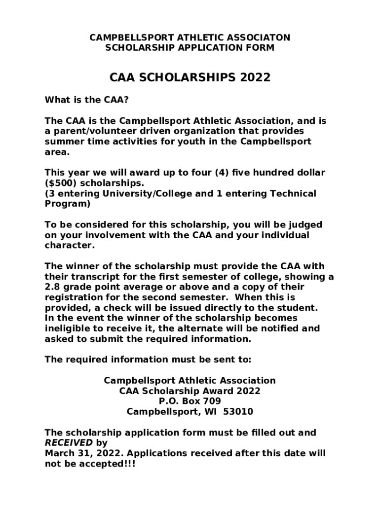 About UsCampbellsport Athletic AssociationUnited States Doc Template