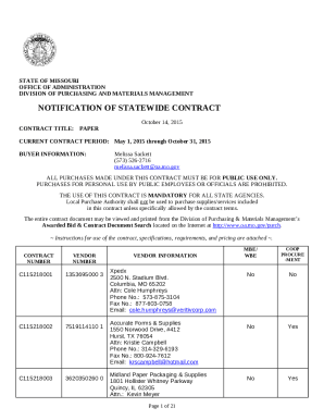 CONTRACT TITLE:PAPER Doc Template | pdfFiller