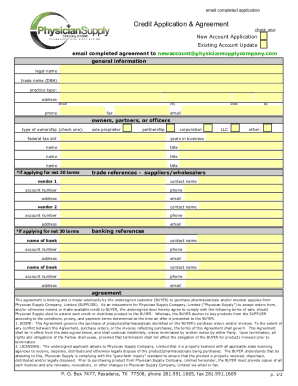 Fillable Online New-Customer-Credit-Application-and-Agreement. ... Fax ...
