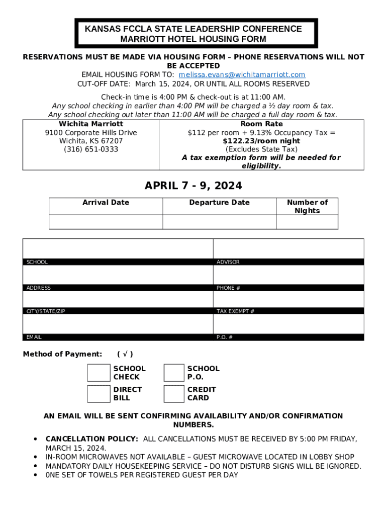 Kansas Housing Conference Grant Application Doc Template pdfFiller