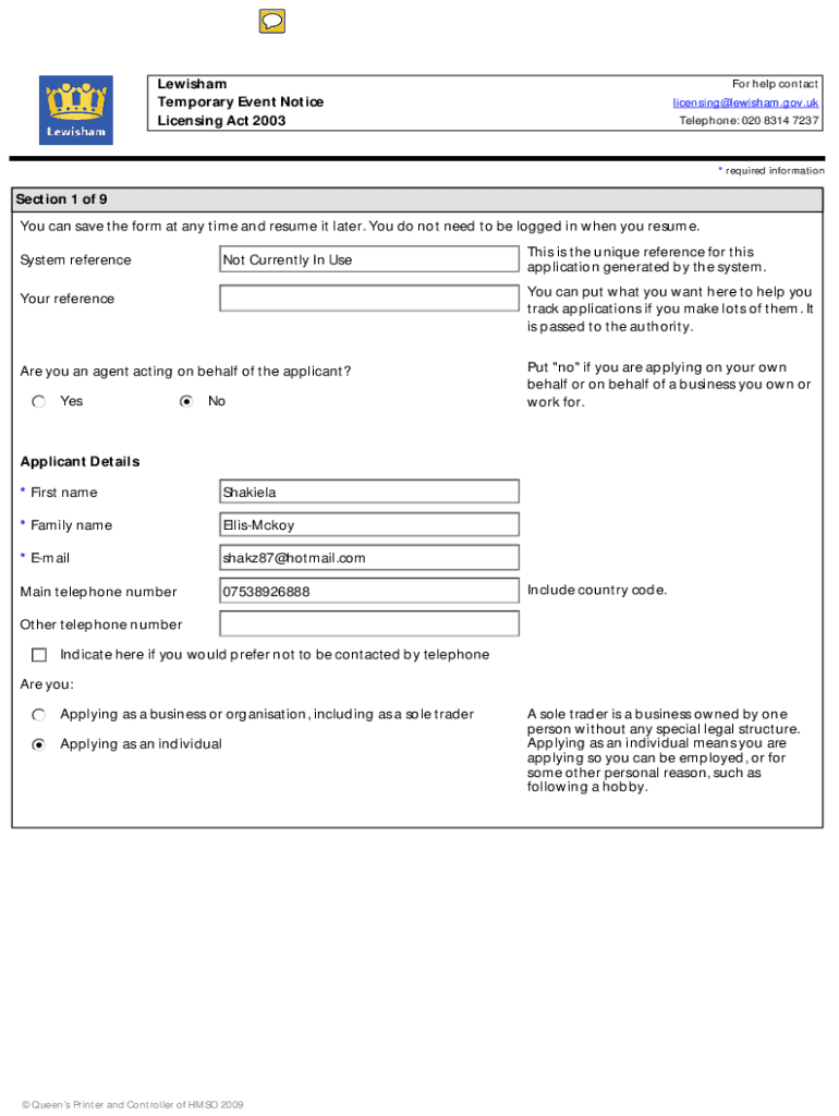 Form preview