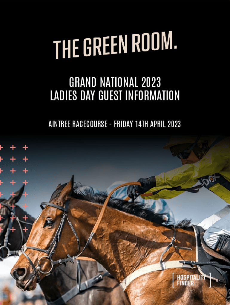 Fillable Online Grand National start times, dates & race day programs