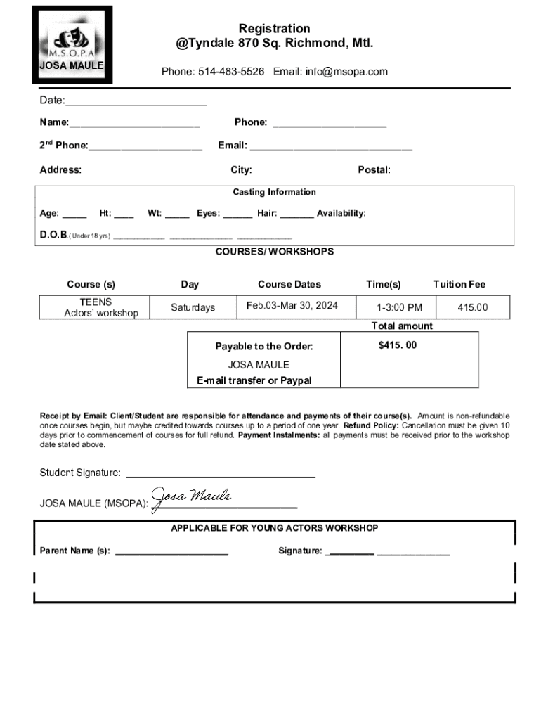 Form preview
