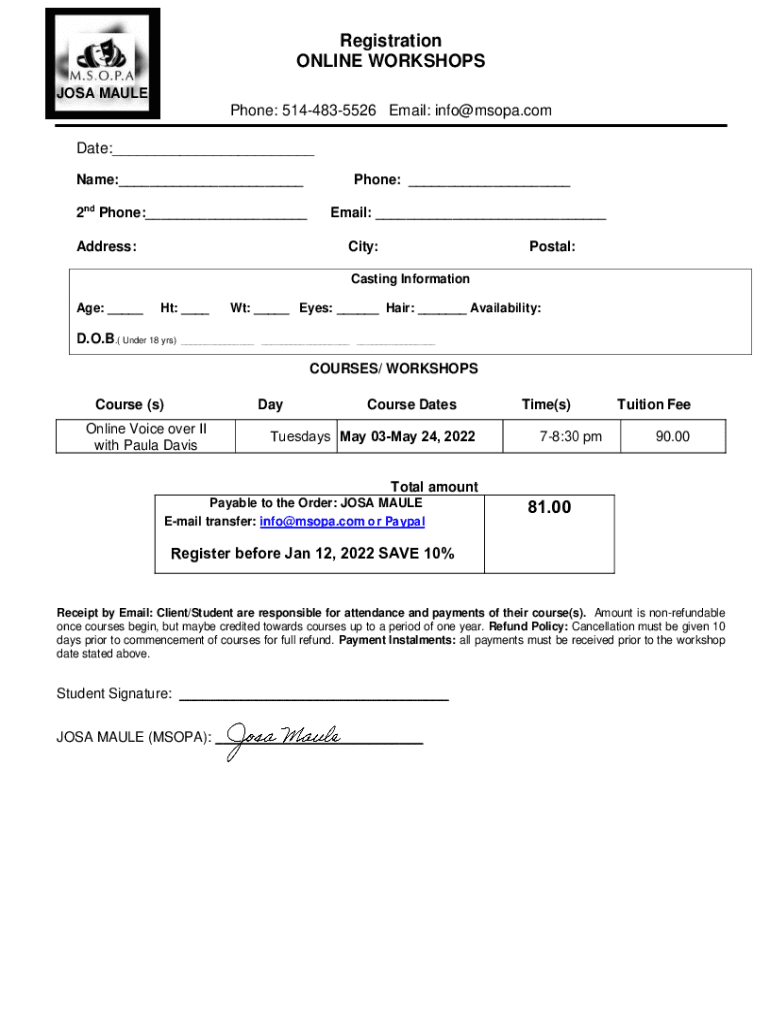 Form preview