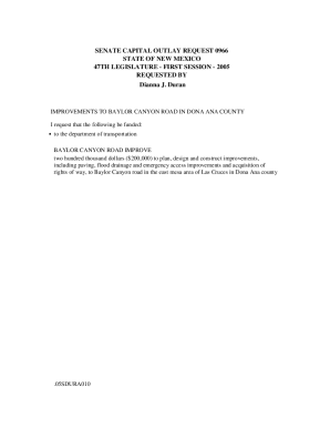 Capital Request Form SCO0966