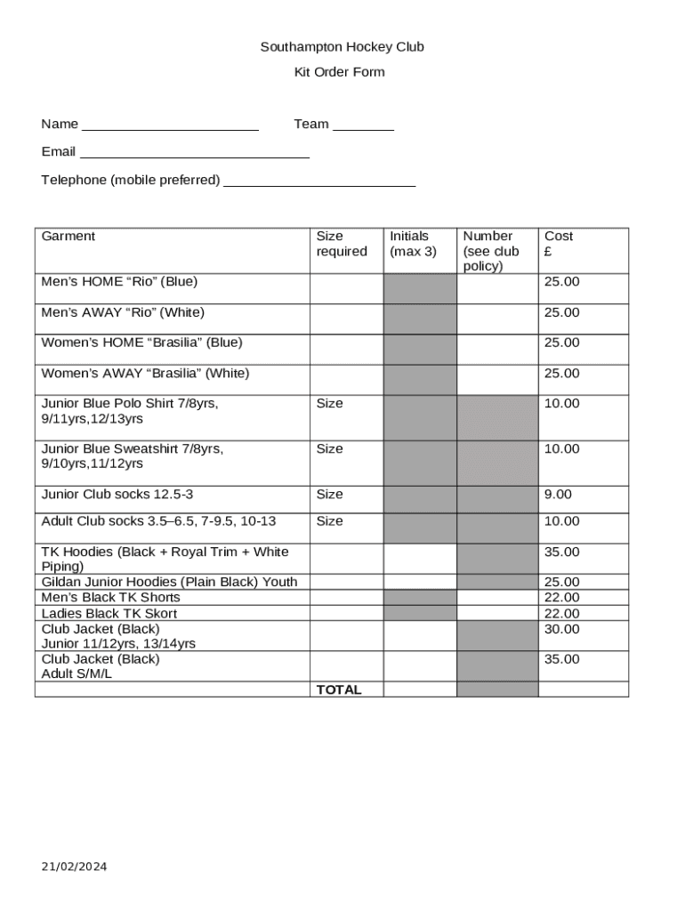 Form preview