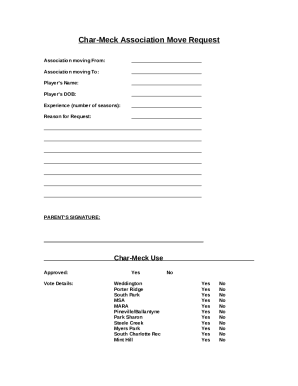 Char Meck Play Down Request Doc Template pdfFiller Char Meck Play Down Request Doc Template pdfFiller