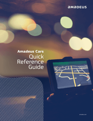 Amadeus Cars Easy Shopper Quick Reference Guide