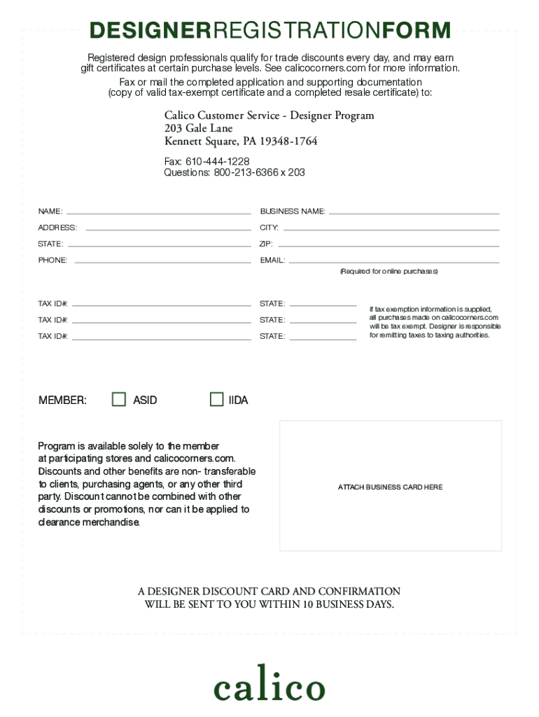 Fillable Online How To Get Interior Design Trade Discounts & Increase