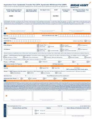 Fillable Online Mirae mf swp form Fax Email Print pdfFiller Fillable Online Mirae mf swp form Fax Email Print pdfFiller