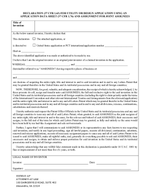 Combined Declaration and Assignment for joint assignees