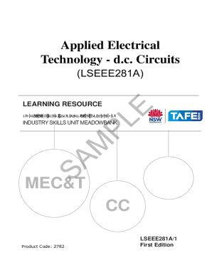 Fillable Online AC/DC Electrical Training SystemHands-On Basic ... Fax ...