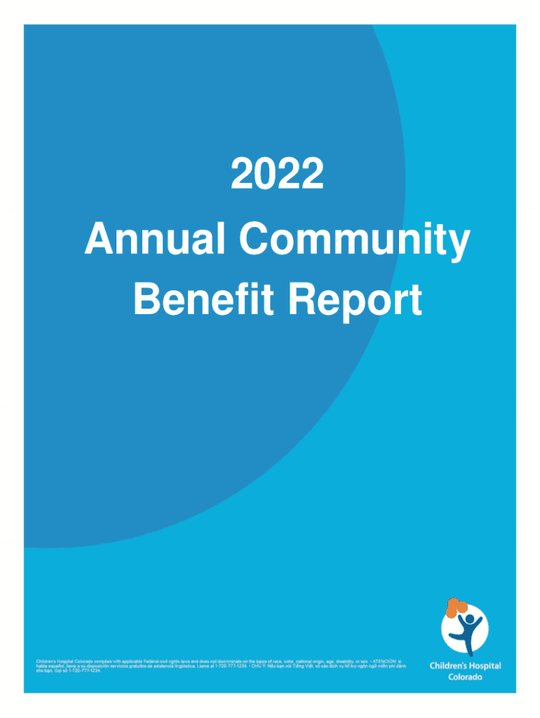 Fillable Online Children's Hospital Colorado Launches State's First