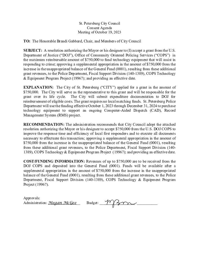 Fillable Online St. Petersburg Florida Allocation Plan HUD Fax Email