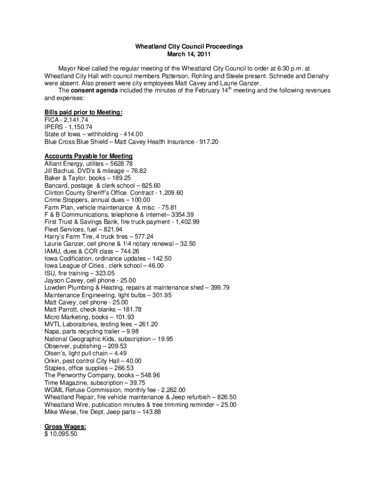 Fillable Online City of WheatlandWheatland City Hall Fax Email Print