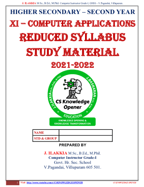 J. ILAKKIA M. Sc., B.Ed. M.Phil. Computer Instructor Grade- ...
