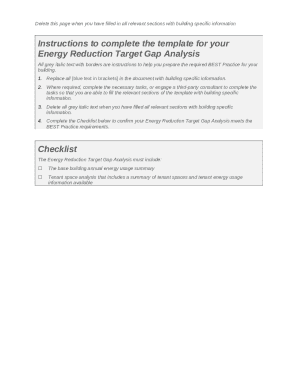 Gap Analysis Template DOCX
